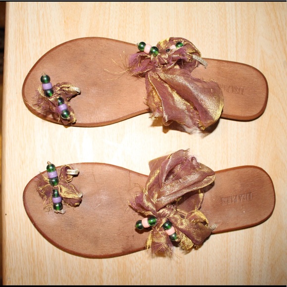 Lisa Paris Tulle Flats - Picture 1 of 7